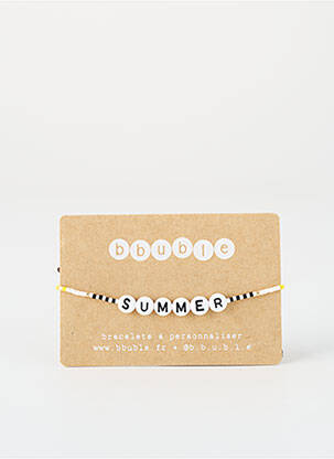 Brățară alb BBUBLE femeie