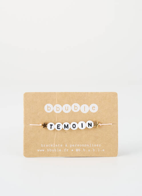 Brățară alb BBUBLE femeie