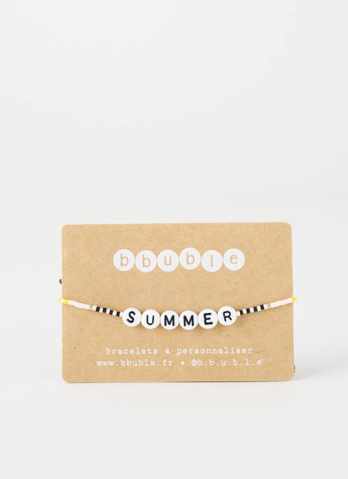 Brățară alb BBUBLE femeie