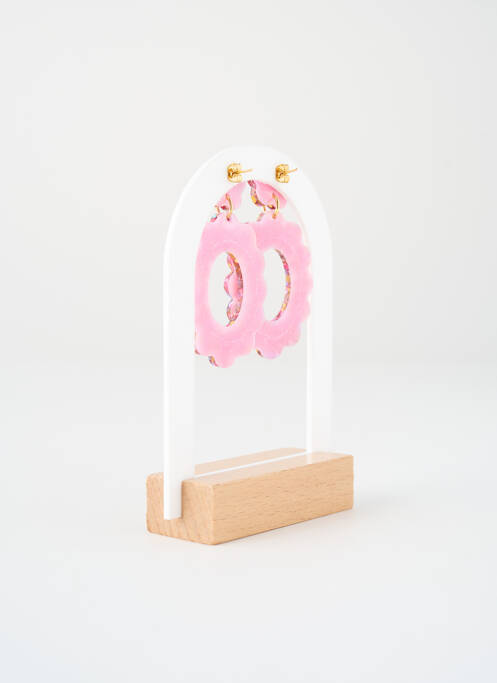 Cercei roz ODETTE femeie