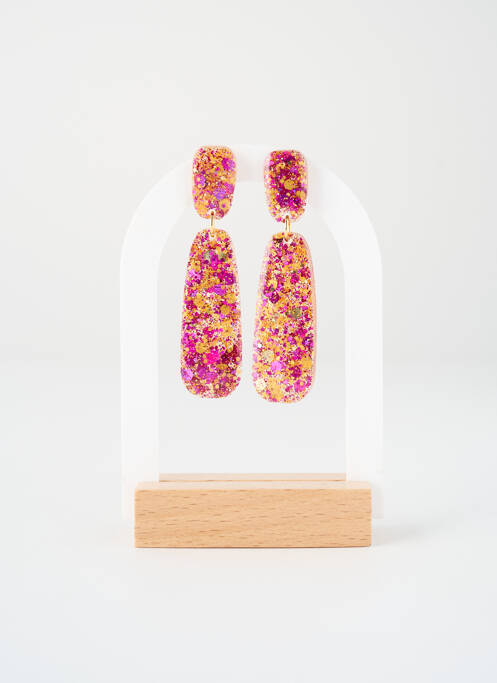 Cercei roz ODETTE femeie