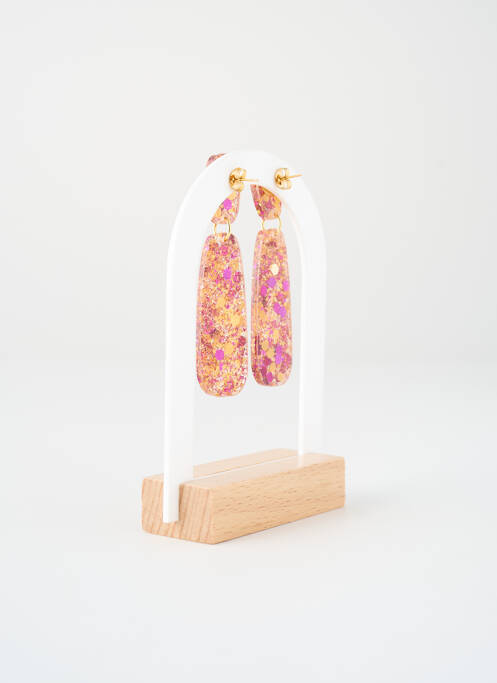 Cercei roz ODETTE femeie