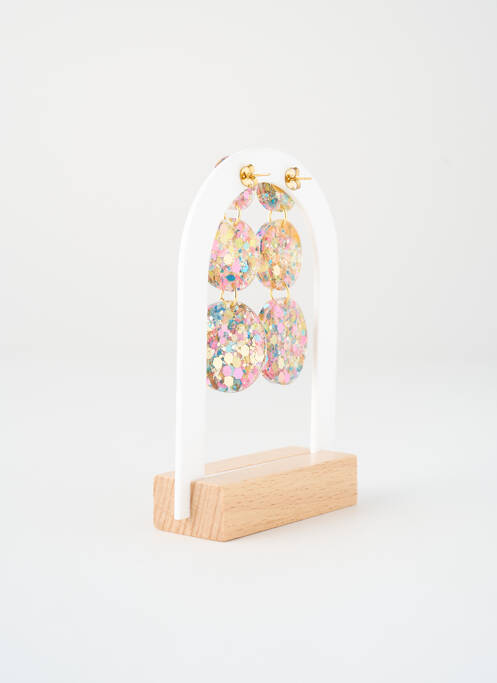 Cercei roz ODETTE femeie