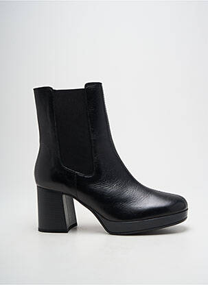 Botine/ghete material neted toc de 7 la 9 cm negru BULLBOXER femeie