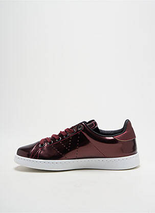 Adidași material neted toc plat până la 3 cm violet VICTORIA femeie