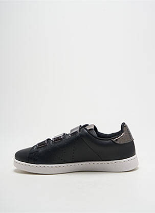 Adidași vârf rotund toc plat până la 3 cm negru VICTORIA femeie