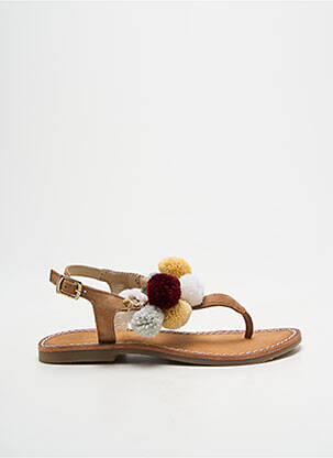 Șlapi maro L'ATELIER TROPÉZIEN fată