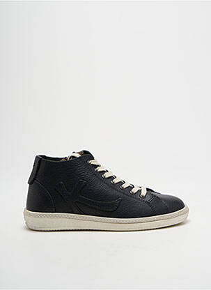 Adidași material neted vârf rotund negru KICKERS băiat