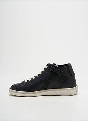 Adidași material neted vârf rotund negru KICKERS băiat