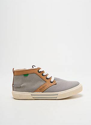 Adidași vârf rotund vârf rotund gri KICKERS băiat