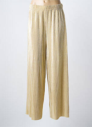 Pantalon larg auriu B.YOUNG femeie