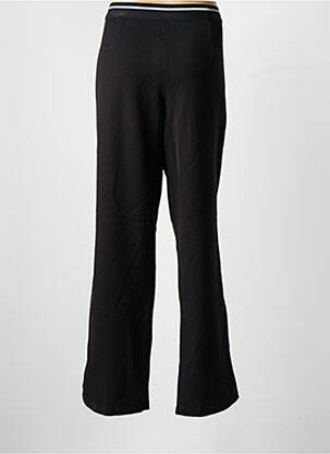 Pantalon drept țesătură crep mărime normală negru CHRISTINE LAURE femeie