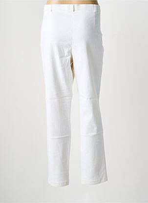 Pantalon slim talie elastică mărime normală alb LA FIANCEE DU MEKONG femeie