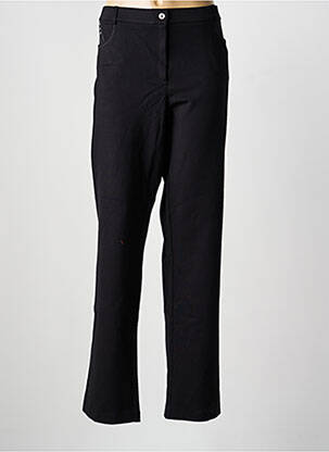 Pantalon slim elasticitate mărime normală negru CHRISTINE LAURE femeie
