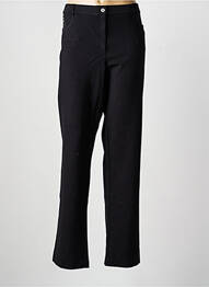 Pantalon slim elasticitate mărime normală negru CHRISTINE LAURE femme