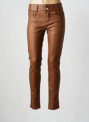 Blugi cu croială slim maro KALISSON femeie