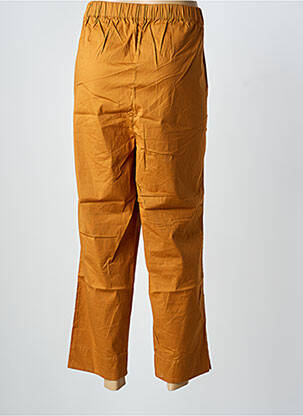 Pantalon slim talie elastică mărime normală portocalie LA FIANCEE DU MEKONG femeie
