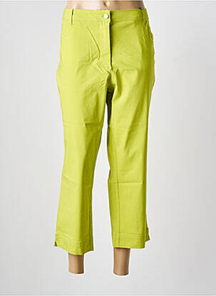 Pantalon trei sferturi verde JULIE GUERLANDE femeie