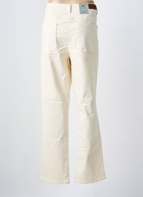Blugi cu croială dreaptă bej JULIE GUERLANDE femeie