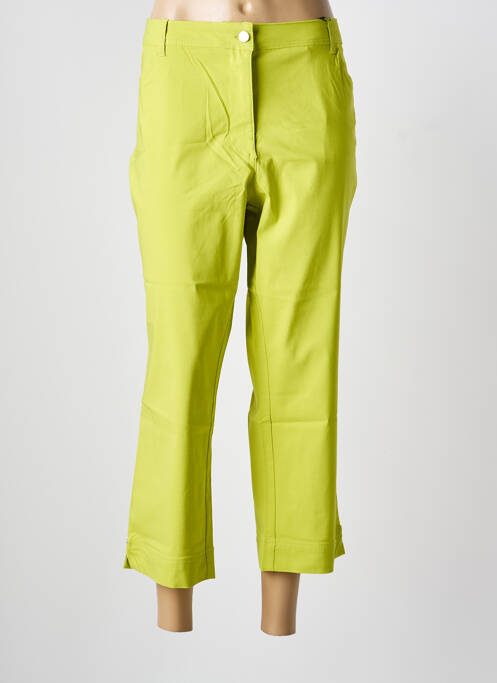 Pantalon trei sferturi verde JULIE GUERLANDE femeie