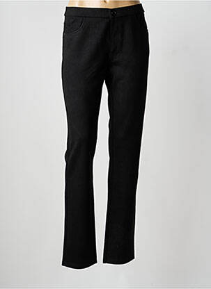 Pantalon slim talie elastică mărime normală negru BARILOCHE femeie