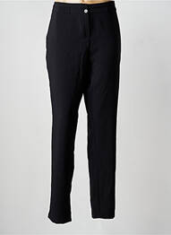 Pantalon slim țesătură poplin mărime normală negru GREGORY PAT femme