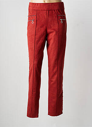 Pantalon slim portocaliu LILI & CAROLINE femeie