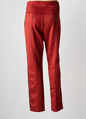 Pantalon slim talie elastică mărime normală portocaliu LILI & CAROLINE femeie
