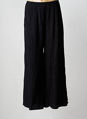 Pantalon larg negru FRANCK ANNA femeie