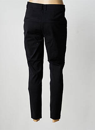 Pantalon slim țesătură poplin mărime normală negru GEISHA femeie