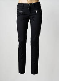 Pantalon slim țesătură poplin mărime normală negru STREET ONE femme