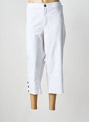 Pantalon trei sferturi alb CISO femeie