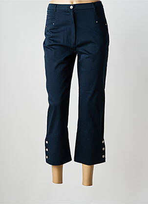 Pantalon trei sferturi albastru CHRISTINE LAURE femeie