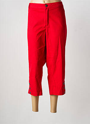 Pantalon trei sferturi roșu CISO femeie