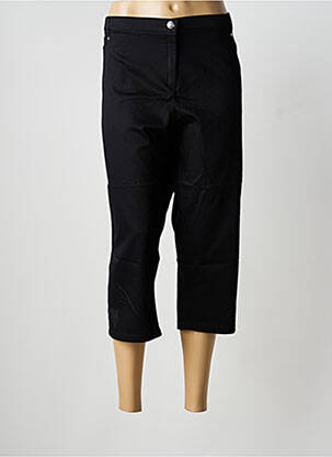 Pantalon trei sferturi negru CHRISTINE LAURE femeie
