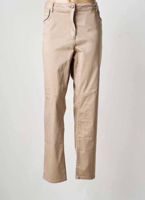 Pantalon drept bej DIANE LAURY femeie