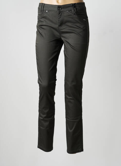 Pantalon slim verde STREET ONE femeie