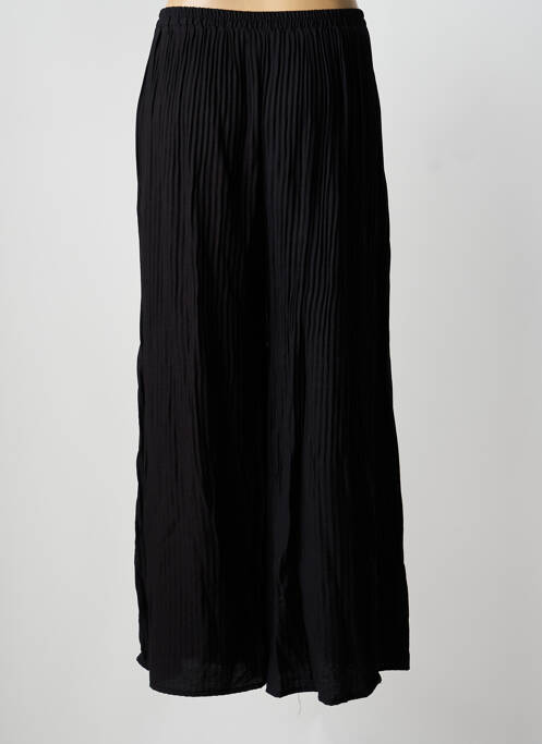 Pantalon larg negru FRANCK ANNA femeie