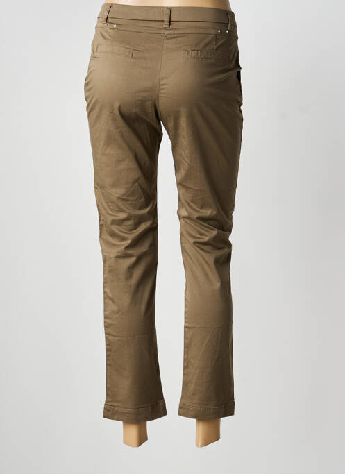Pantalon 7/8 verde CHRISTINE LAURE femeie