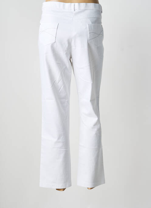 Pantalon drept alb CHRISTINE LAURE femeie