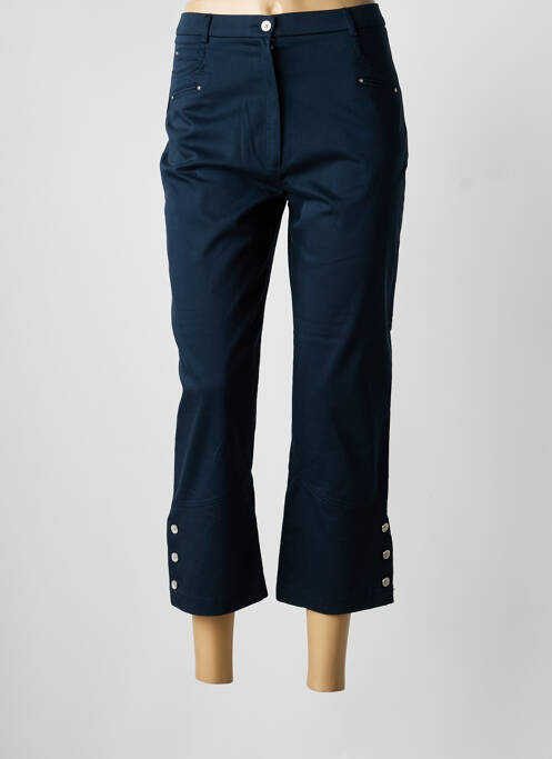 Pantalon trei sferturi albastru CHRISTINE LAURE femeie