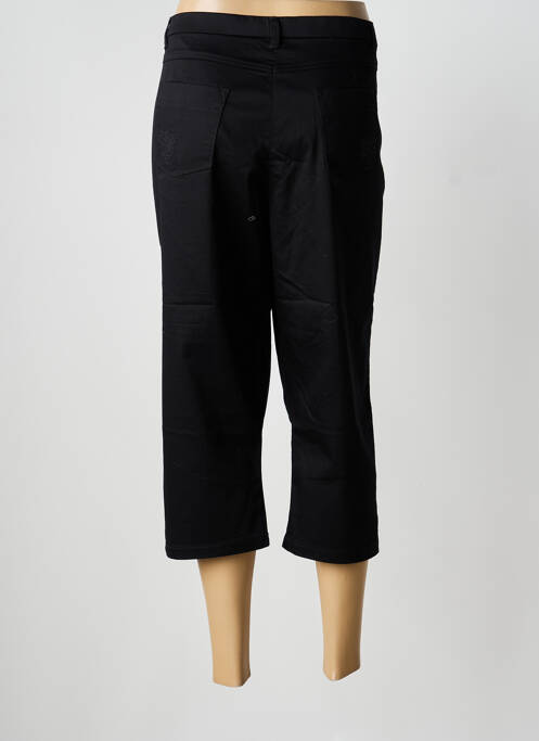 Pantalon trei sferturi negru CHRISTINE LAURE femeie