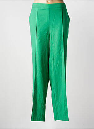 Pantalon drept elasticitate mărime normală verde JULIE GUERLANDE femeie