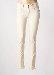 Pantalon slim talie joasă talie joasă bej STREET ONE femeie