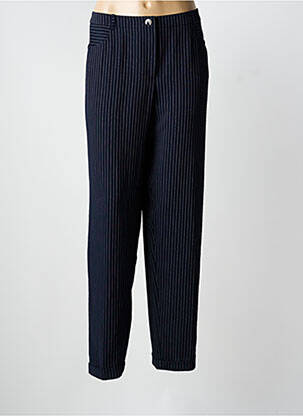 Pantalon drept albastru CHRISTINE LAURE femeie