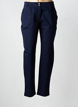 Pantalon slim albastru CHRISTINE LAURE femeie