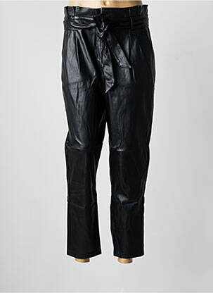 Pantalon drept închidere cu fermoar sub clapetă cu nasturi mărime normală negru GEISHA femeie