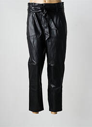 Pantalon drept închidere cu fermoar sub clapetă cu nasturi mărime normală negru GEISHA femeie