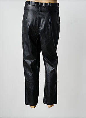 Pantalon drept închidere cu fermoar sub clapetă cu nasturi mărime normală negru GEISHA femeie