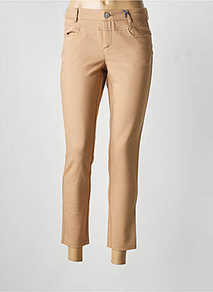 Pantalon 7/8 elasticitate mărime normală maro STREET ONE femeie